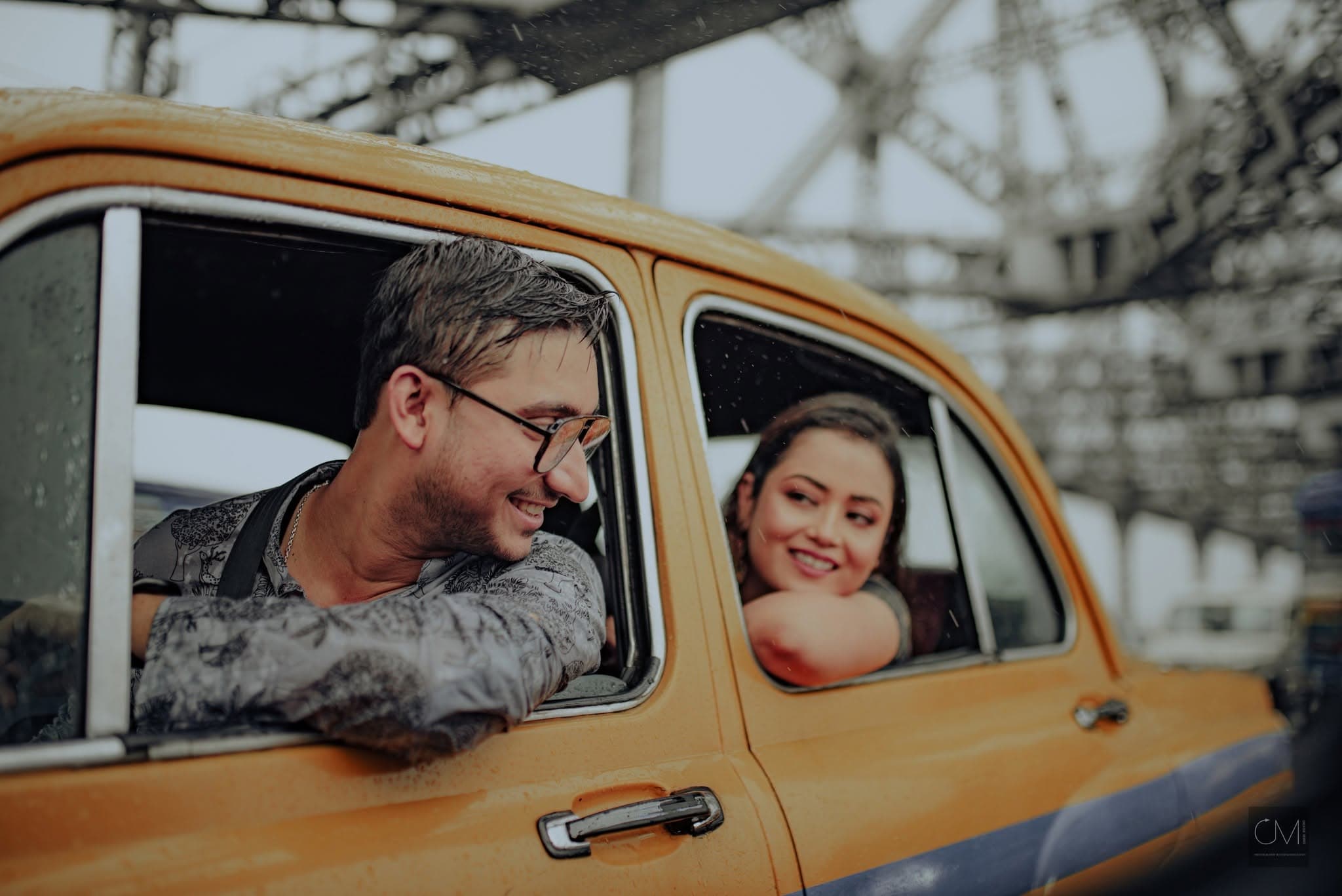 Creative Monks pre-wedding couple portrait